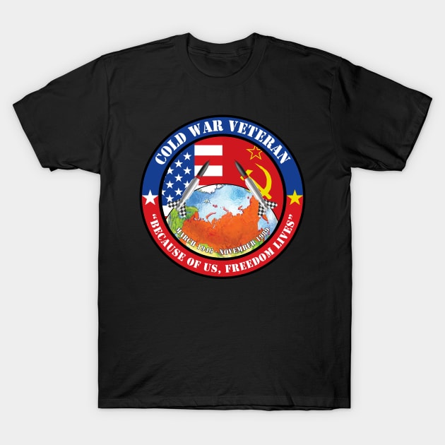 Cold War Veteran T-Shirt by myoungncsu